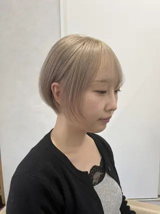 ショート カラー デザイン×ダブルカラ ーHarusa🎀のヘアスタイル
