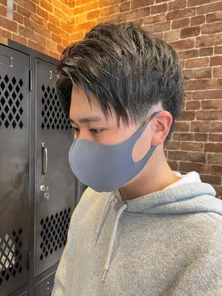 ショート カラー パーマ ヘアアレンジ メンズ キッズ ネイル マツエク・マツパ アイブロウ 久木原 ゆりのヘアスタイル