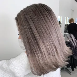 ミディアム 山田 絵里菜のヘアスタイル