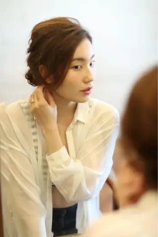 ロング 工藤 久美のヘアスタイル