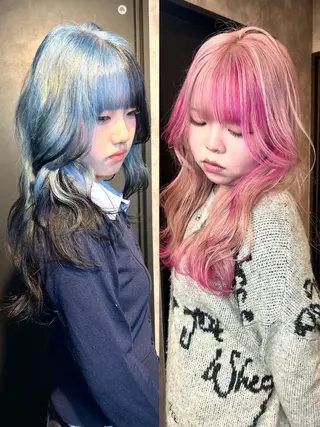 ロング 鈴木 華奈のヘアスタイル