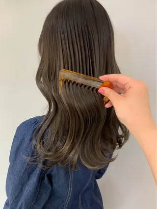 ミディアム 菊地 心のヘアスタイル