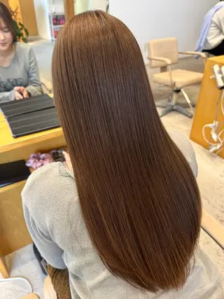ロング カラー 中西 倖 美髪カラー /透明感カラーのヘアスタイル