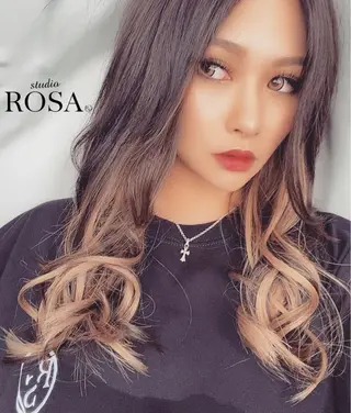カラー 関東 蓮太のヘアスタイル