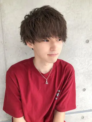 ショート カラー パーマ ヘアアレンジ メンズ 🌈トレンドヘア 🌈WATARU🌈のヘアスタイル