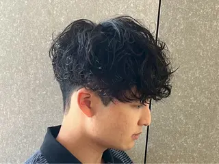 ショート パーマ メンズ 朝ラクパーマ 【SENA】のヘアスタイル