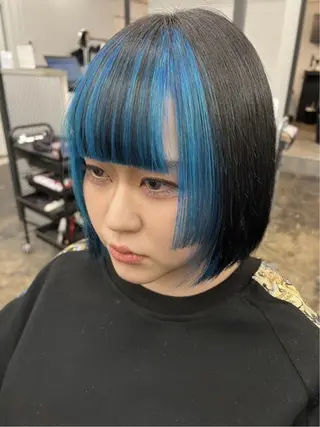 ミディアム 新宿💜ブリーチ 🩷HIKARUのヘアスタイル