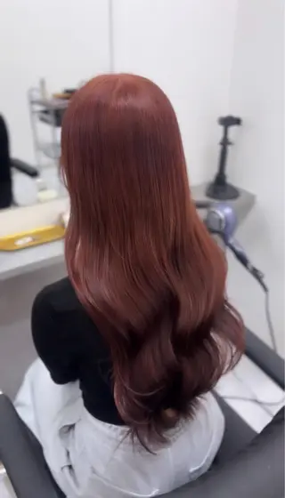 カラー 韓国レイヤー艶カラー ブリーチ otohaのヘアスタイル