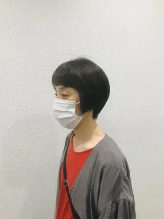 ショート カラー 石田 有矢のヘアスタイル