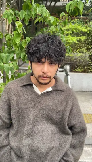 パーマ メンズ fifth 武正 琉生のヘアスタイル