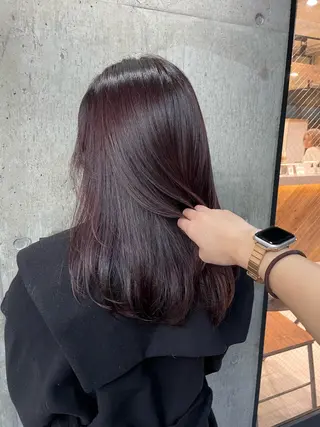 ミディアム カラー ♡ハイライトカラー shinri♡のヘアスタイル