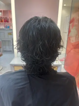 パーマ メンズ メンズカット/パーマ /女性モデル募集中のヘアスタイル