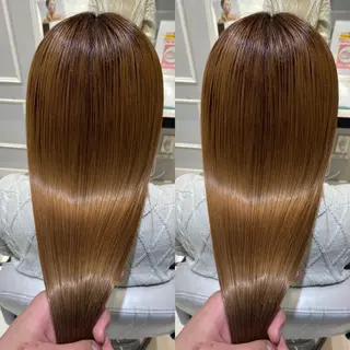 ロング 美髪矯正透明感カラー 江川 和輝のヘアスタイル