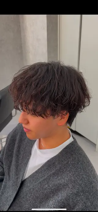 パーマ ヘアアレンジ メンズ 齊藤 大地のヘアスタイル