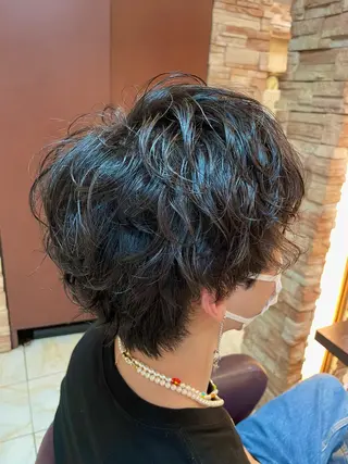 パーマ 野々山 直貴のヘアスタイル