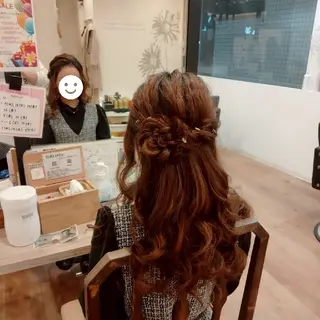 ヘアアレンジ ソウワ ヒナコのヘアスタイル