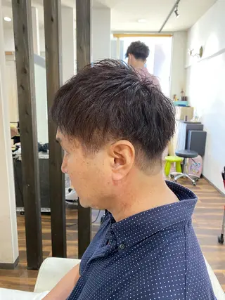 ショート カラー メンズ 堀 広夢のヘアスタイル