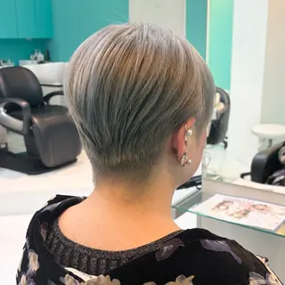 ショート カラー デザインカラー/ ボブ/Natsukiのヘアスタイル