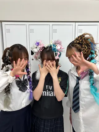 ヘアアレンジ 暖色カラー❤️横浜 エクステらん🦖のヘアスタイル