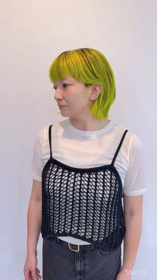 ショート カラー hair&make Lokahiのマツエク・マツパデザイン