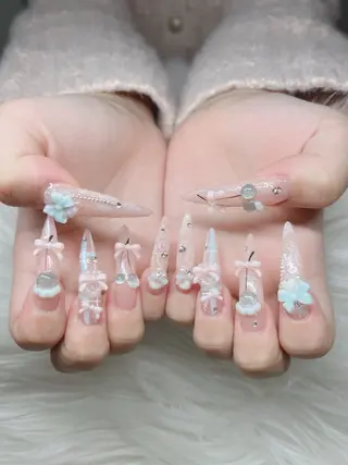 ネイル Lee Nails チップ長さだし専門店のネイルデザイン