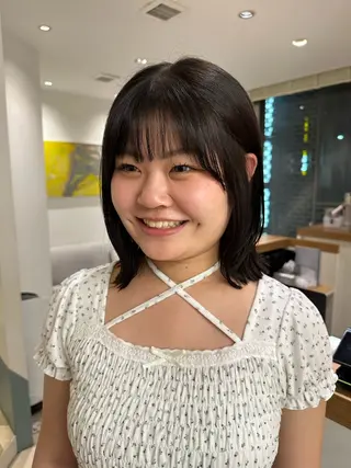 ショート 安丸 結夏のヘアスタイル
