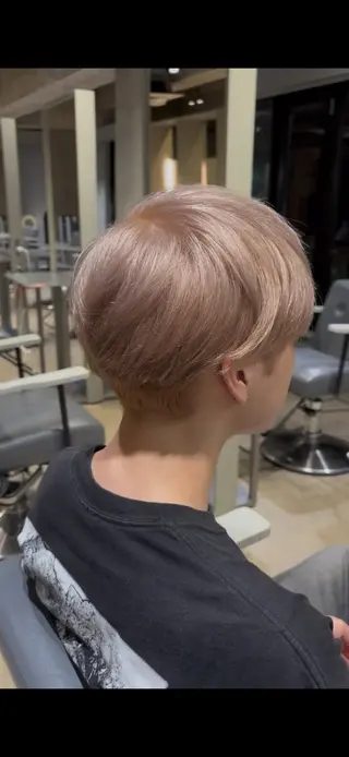 ショート カラー メンズ リュウザキ シオンのヘアスタイル