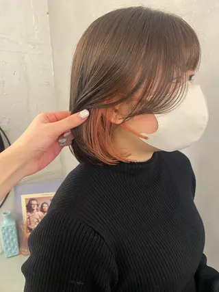 ミディアム 新宿🫧ボブ 特化🐕Amiのヘアスタイル