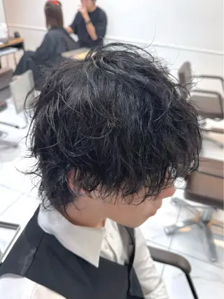 パーマ メンズ 八木菜美 似合わせ/ニュアンスのヘアスタイル