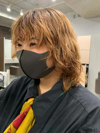 パーマ ボブパーマコテ巻き風 パーマNo1深江秀平のヘアスタイル
