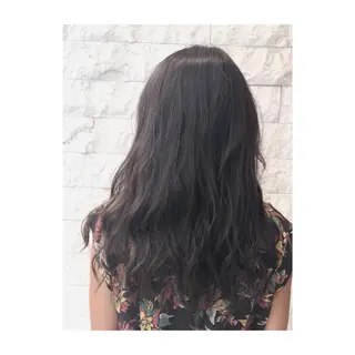 セミロング カラー 中野 竜介のヘアスタイル