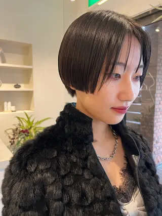 ショート HARUKA/暖色 /ハイトーンカラーのヘアスタイル