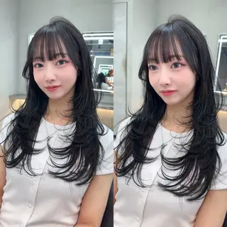 ロング カラー ✨髪質改善特化✨副 店長椎葉信乃介のヘアスタイル