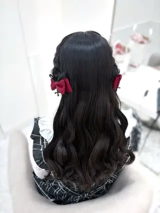 ロング ヘアアレンジ ゆうひ🎀艶カラー/ ヘアメ/チョコカラーのヘアスタイル