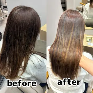 ロング 縮毛矯正 特化アツシのヘアスタイル