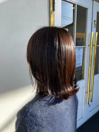 ミディアム 渡邉 花凜のヘアスタイル