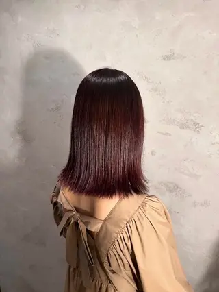カラー ☆yuzu/ ハイトーン/ボブ☆のヘアスタイル