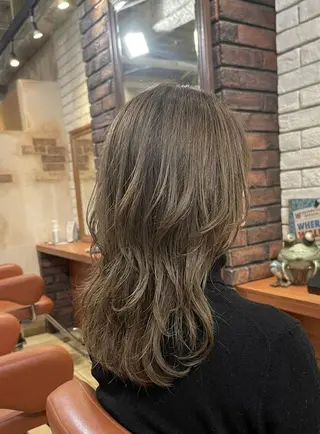 ミディアム カラー flencia 丸 和博|カットのヘアスタイル