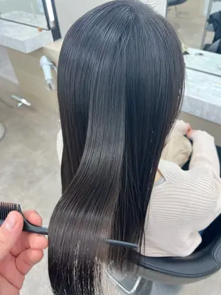 ロング 竹内 蓮のヘアスタイル