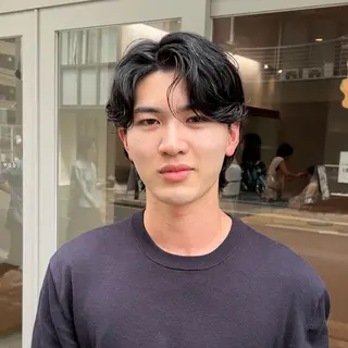 ミディアム wabi本町店 タカハシ トモヒロのヘアスタイル