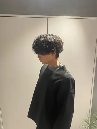 ショート パーマ メンズ 🔱メンズパーマ特化 🔱山下和輝のヘアスタイル