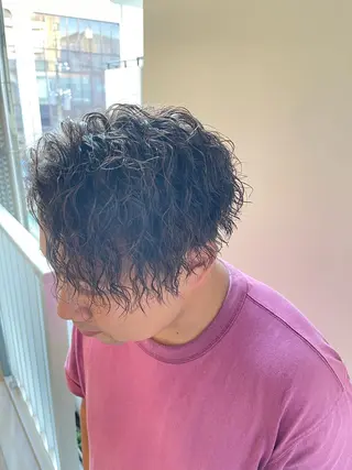 パーマ メンズ メンズパーマ 北原寿樹のヘアスタイル
