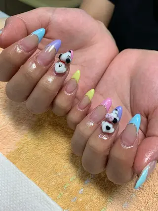 ネイル rukianail 新里のネイルデザイン