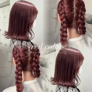 カラー ヘアアレンジ 🖤艶髪／髪質改善 横浜美容室／ゆりのヘアスタイル