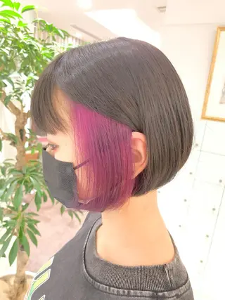ショート カラー 🫧艶ダブルカラー ブリーチ🫧トモヤのヘアスタイル