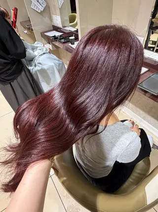カラー 艶髪カラー/スパ指名 No.1！/川本桃華のヘアスタイル