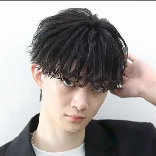 パーマ メンズ メンズ特化❗️柿崎 瑛蓮のヘアスタイル
