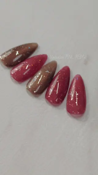 ネイル PINK PEONY AMIのネイルデザイン