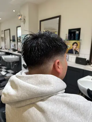 ショート メンズ メンズパーマ 似合わせカットのヘアスタイル