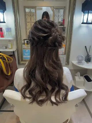 ロング 🎀 艶カラー 縮毛矯正/ハルナ🎀のヘアスタイル